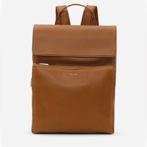 Mat & Nat brown PAXX vegan backpack EUC